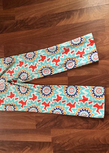 Mert Aslan ADL Özel Tasarım Renkli Desenli Uzun Kumaş Pantolon - Görsel 3