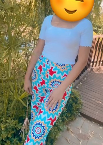 Mert Aslan ADL Özel Tasarım Renkli Desenli Uzun Kumaş Pantolon - Görsel 4