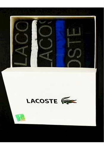 Lacoste Siyah Erkek Boxer m-l-Xl bedenleri mevcuttur - Görsel 3