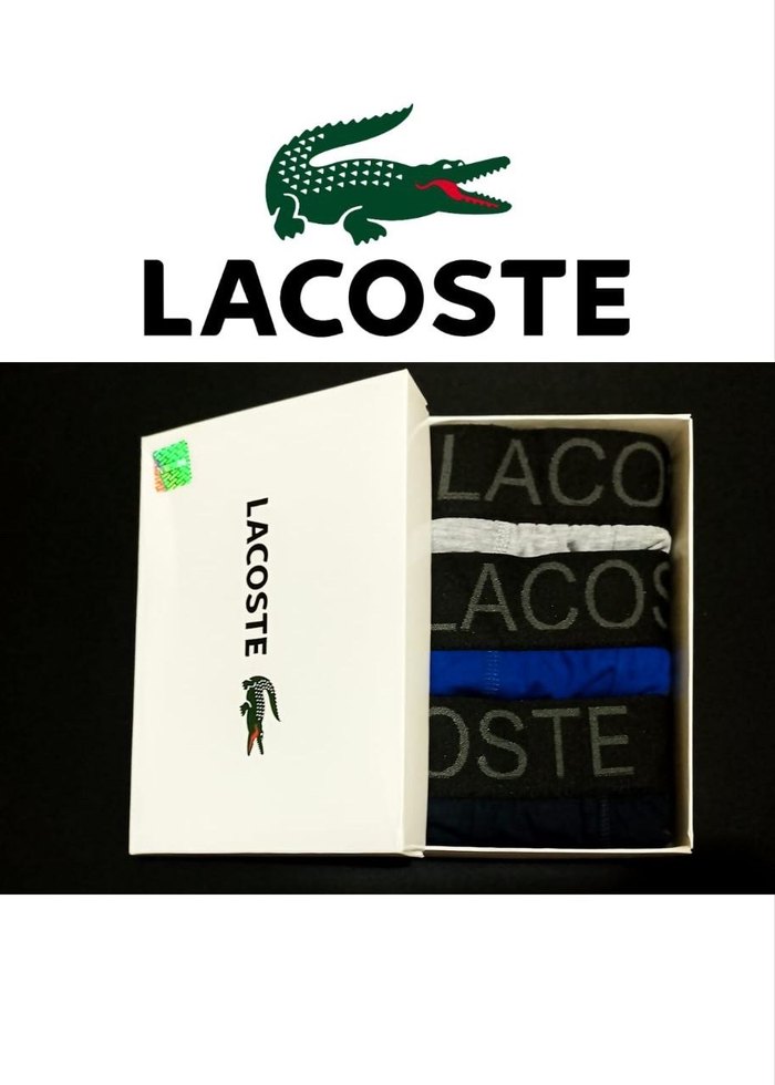 Lacoste Siyah Erkek Boxer m-l-Xl bedenleri mevcuttur - Görsel 2