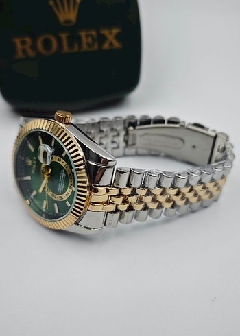 Rolex Yeşil Kadranlı Modern Klasik Erkek Saati - Görsel 5