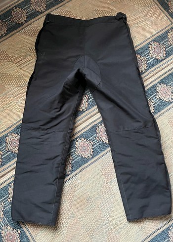 Siyah Motorcu Pantolon, Tokalı, Rahat Kesim - Görsel 2