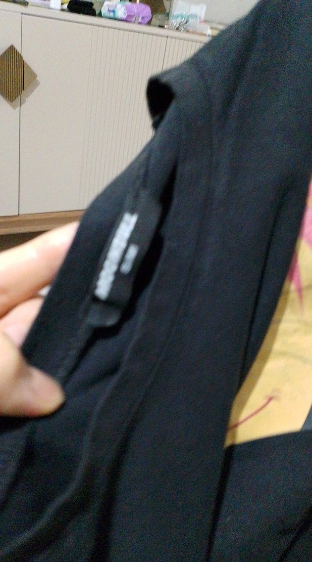 Sokak Stili Baskılı Siyah Hamile Tişörtü - Görsel 3