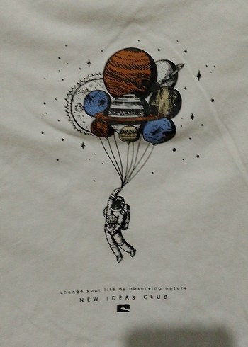 Baskılı Beyaz Hamile Atlet - Görsel 2