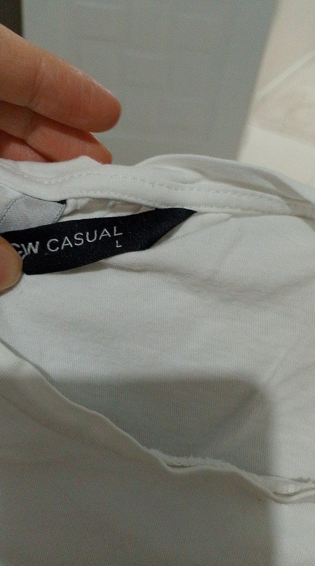 Baskılı Beyaz Hamile Atlet - Görsel 3