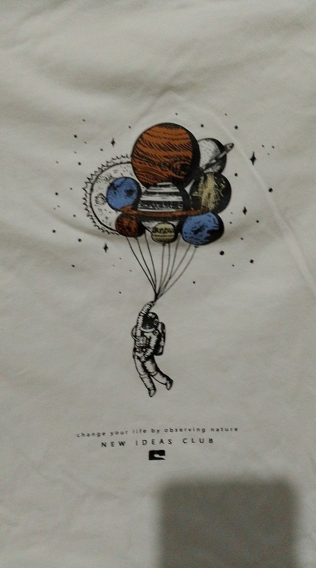 Baskılı Beyaz Hamile Atlet - Görsel 2