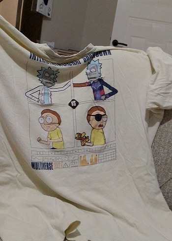 Baskılı Beyaz Hamile Tişörtü - Görsel 3