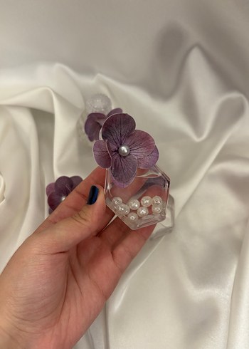 Mor Ortancalı Altıgen Şişede Hediyelik - Görsel 2