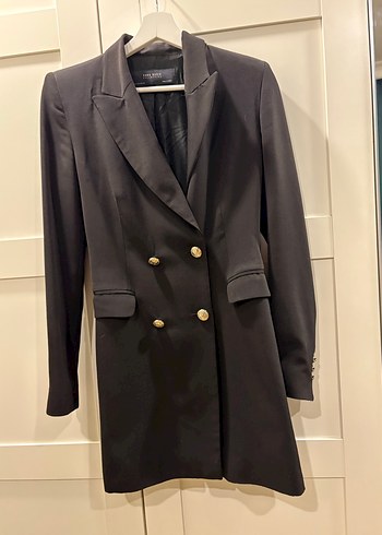 Zara uzun blazer ceket - Görsel 2