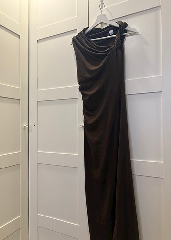 Kahverengi H&M elbise - Görsel 2