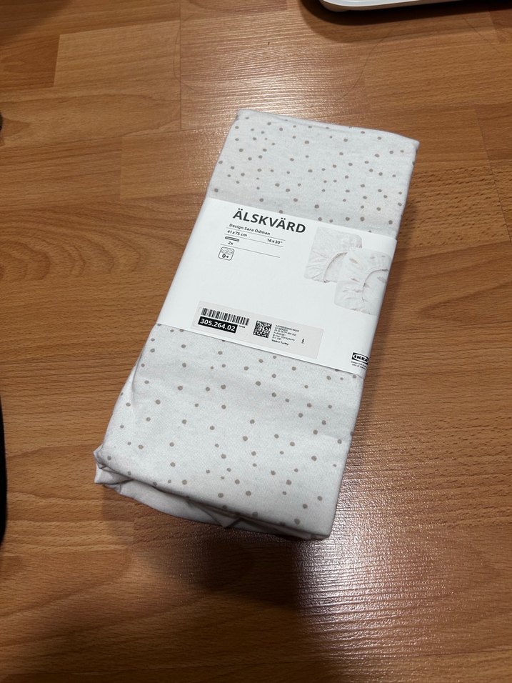 İKEA ALSKVARD Bebek Lastikli Çarşaf Seti - Görsel 3