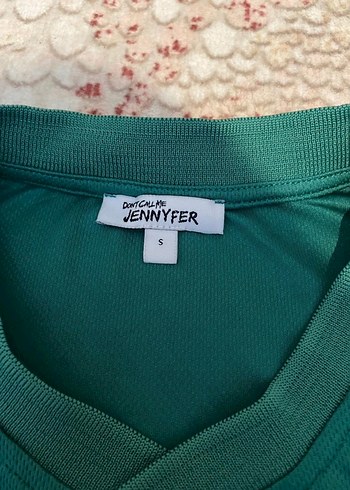 Yeşil Baskılı Kadın Spor Tişörtü - Görsel 6