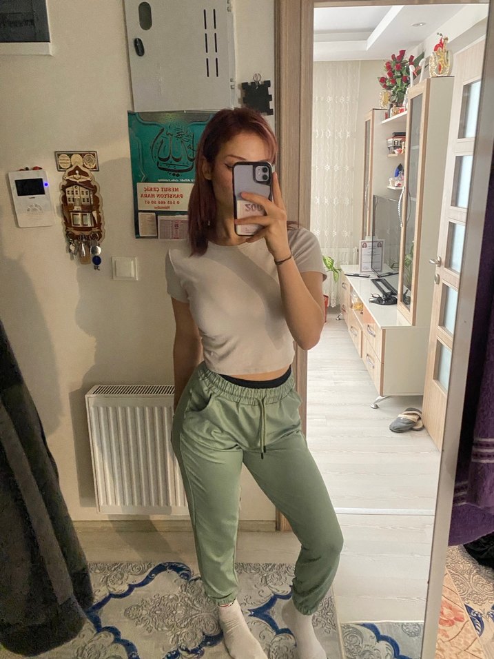 Yeşil eşofman altı - Görsel 2