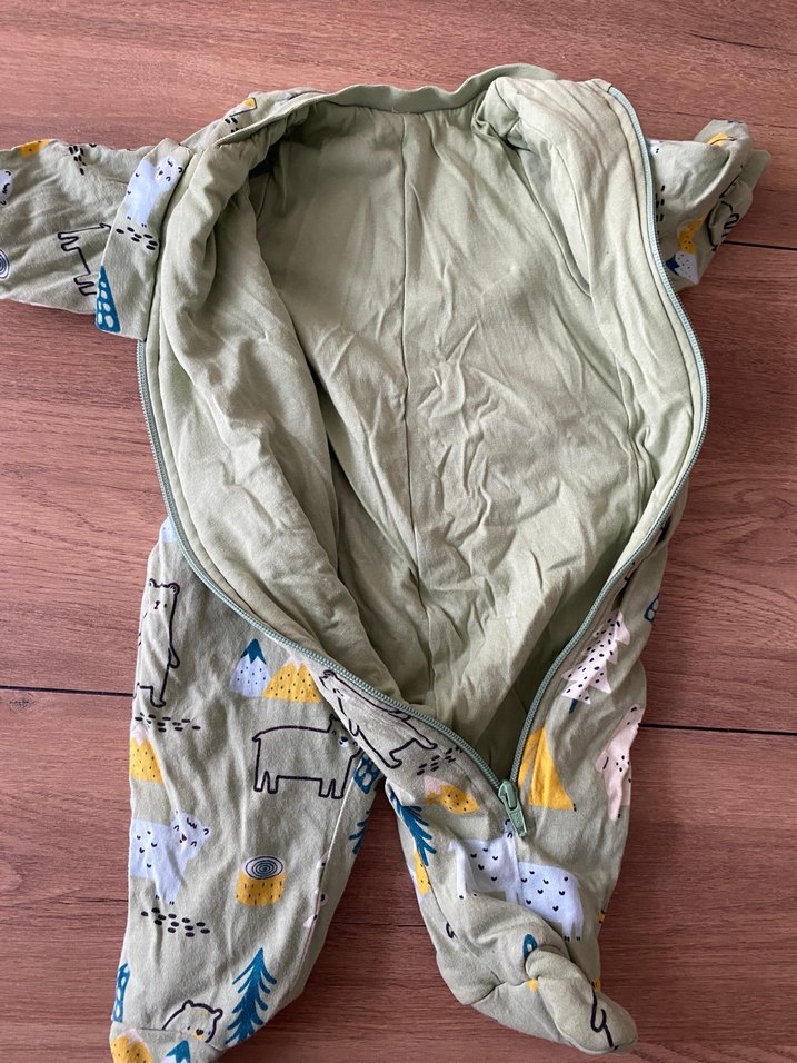 Yeşil Fermuarlı Bebek Tulum - Görsel 2