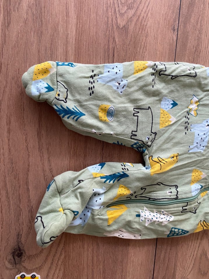 Yeşil Fermuarlı Bebek Tulum - Görsel 5