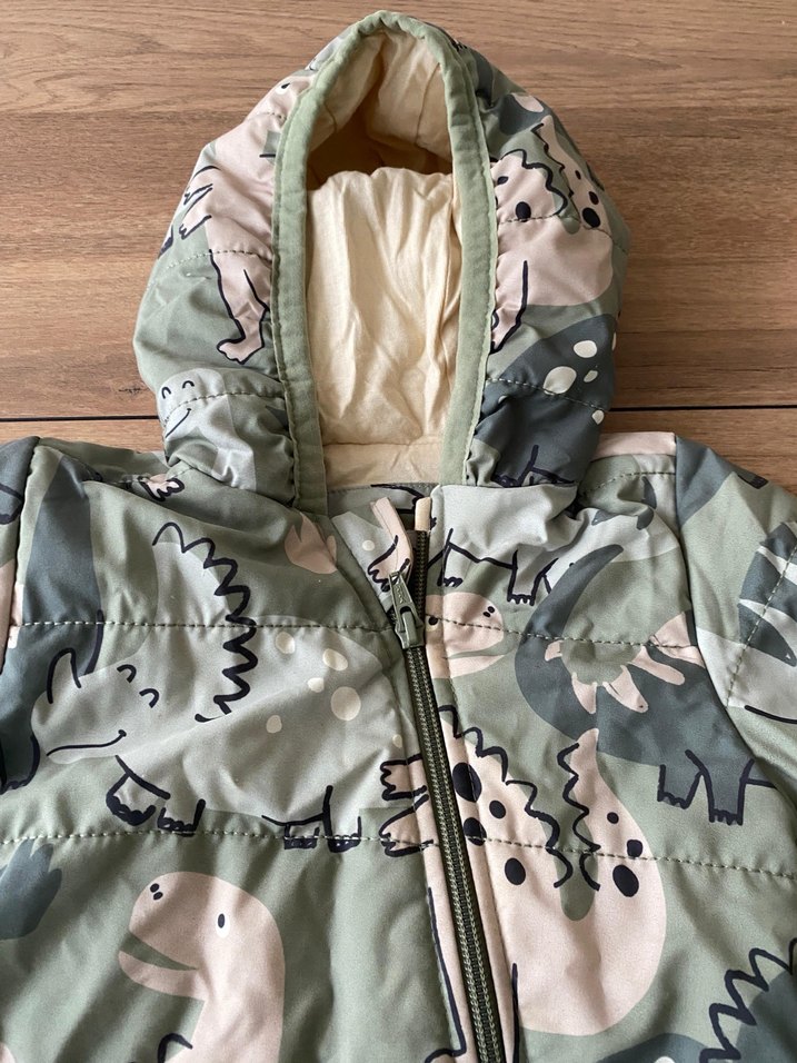 Gri Kamuflaj Desenli Bebek Mont- Tulum - Görsel 4