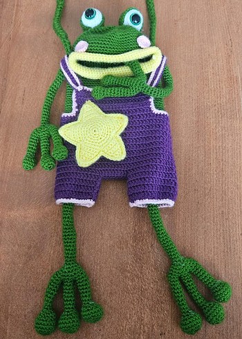 El Yapımı Kurbağa Amigurumi - Görsel 2