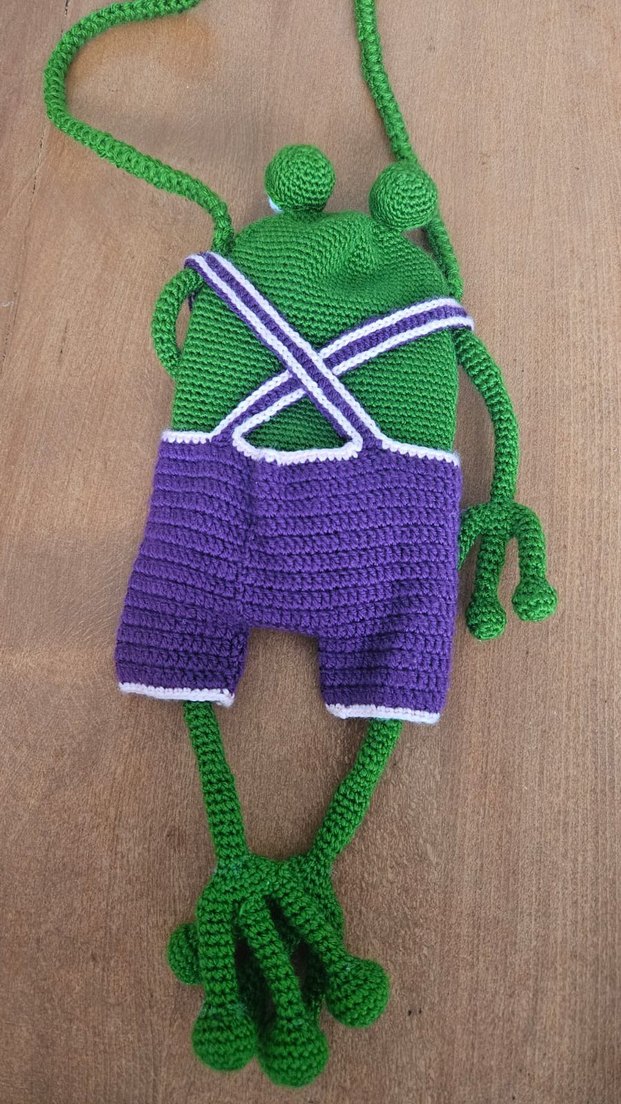 El Yapımı Kurbağa Amigurumi - Görsel 3