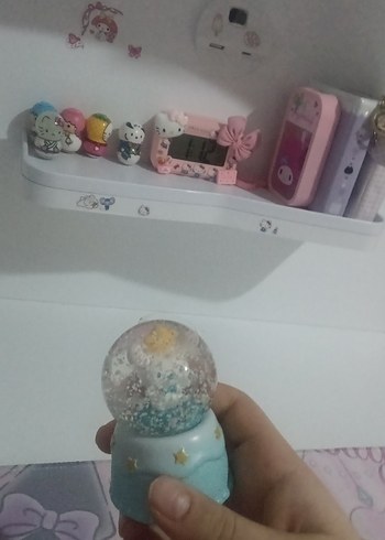 sanrio cinnamorol Temalı Kar Küresi Figür - Görsel 3