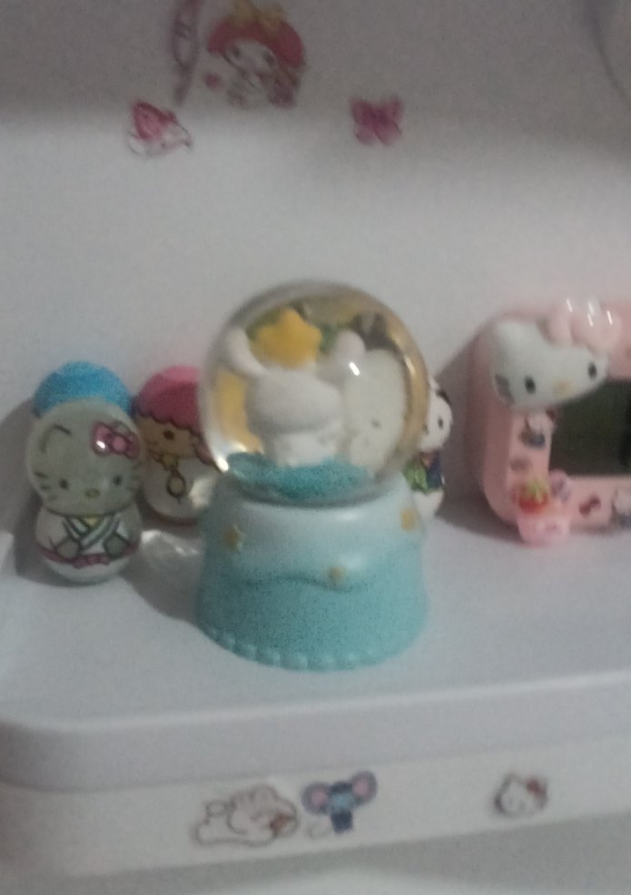 sanrio cinnamorol Temalı Kar Küresi Figür - Görsel 2