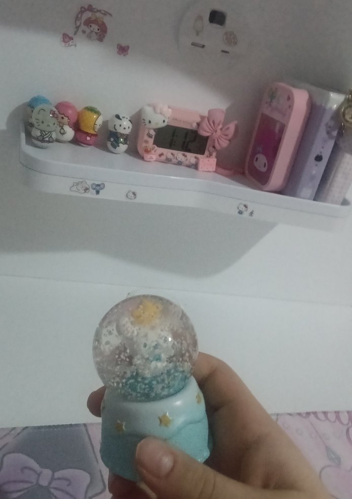 sanrio cinnamorol Temalı Kar Küresi Figür - Görsel 3