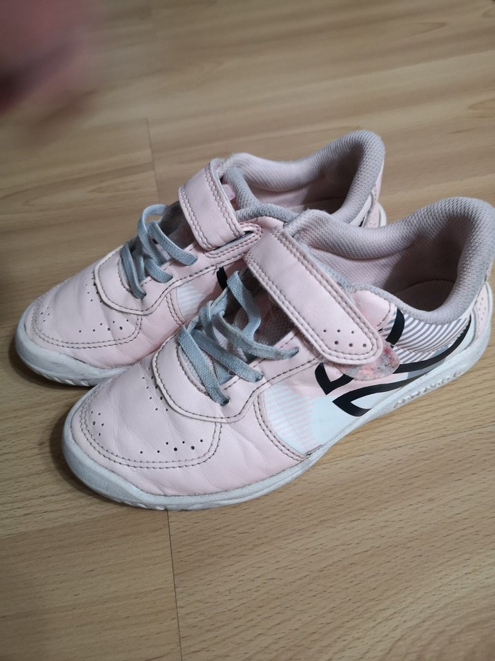 Kız Çocuk Pembe Cırt Cırtlı Spor Ayakkabı - Görsel 3