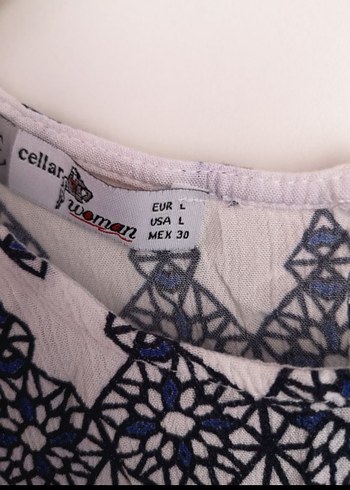 Bağlama Desenli Hafif Mavi Bol Kesim Mini Kot Şort - Görsel 6