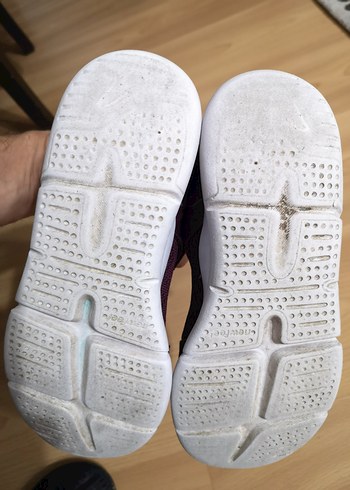 Kız Çocuk Mor Cırt Cırtlı Spor Ayakkabı - Görsel 3