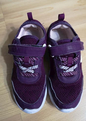 Kız Çocuk Mor Cırt Cırtlı Spor Ayakkabı - Görsel 2