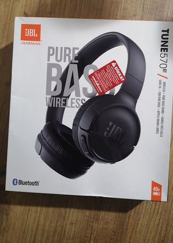 JBL Tune 570 Kablosuz Siyah Kulaklık - Görsel 2