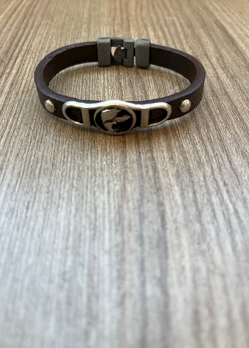 Vintage Biker Erkek Deri Bileklik - Görsel 2