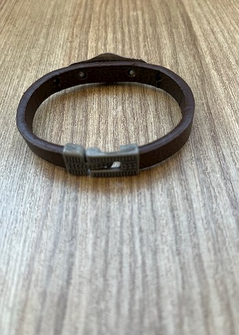 Vintage Biker Erkek Deri Bileklik - Görsel 3