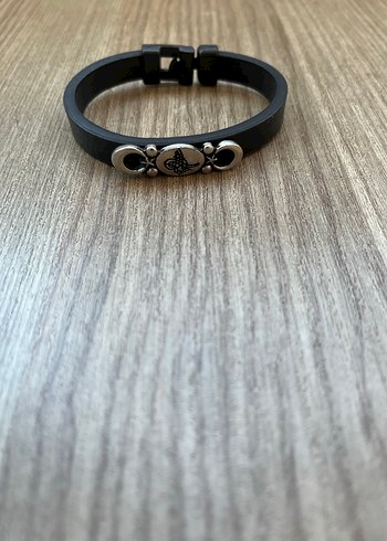 Minimalist Siyah Erkek Biker Bileklik - Görsel 2