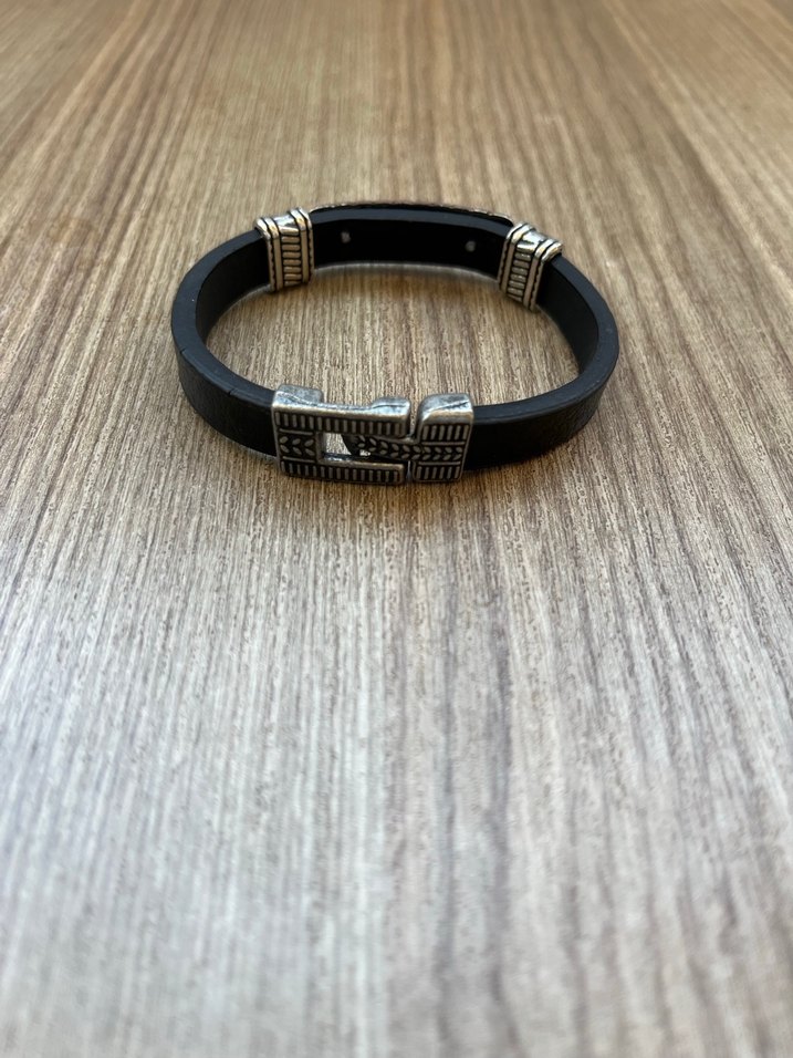 Gri Vintage Erkek Bileklik - Görsel 3