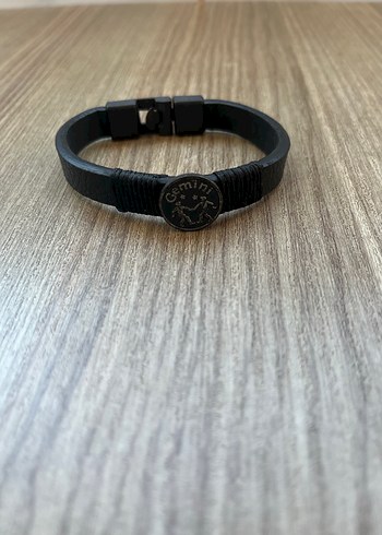 Siyah Biker Erkek Bileklik - Görsel 2