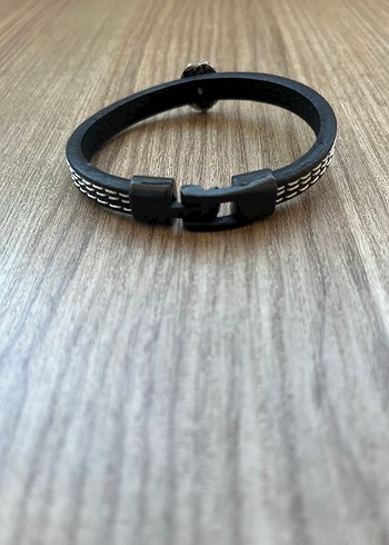 Aslan Figürlü Gri Erkek Bileklik - Görsel 3