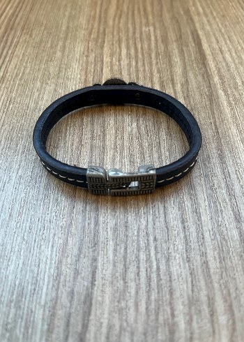 Gri Vintage Biker Erkek Bileklik - Görsel 3