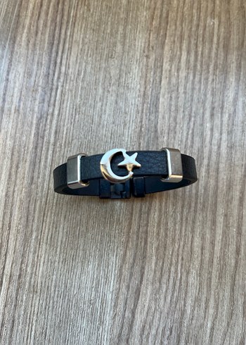 Sade Siyah Erkek Biker Bileklik - Görsel 2