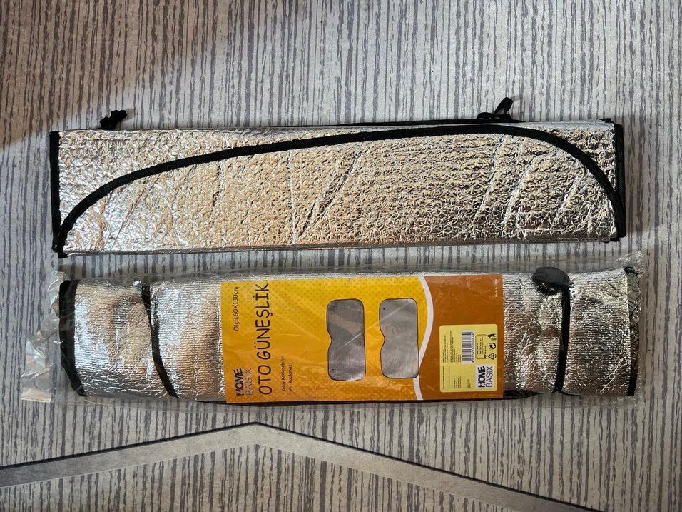 Home Basic Oto Güneşlik Ön Cam İçin Yansıtıcı Güneş Koruyucu - Görsel 2