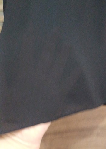 Siyah Düğmeli Kadın Gömlek - Görsel 6