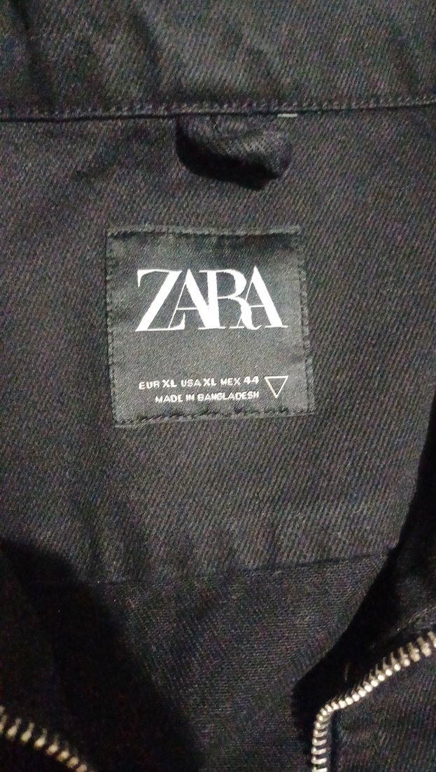 Siyah Fermuarlı Kadın Denim Ceket - Görsel 2