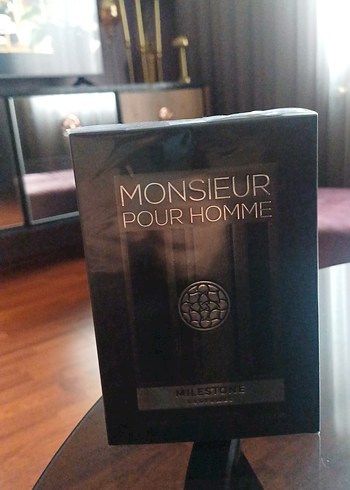 Monsieur Pour Homme Parfüm Siyah Kutuda - Görsel 6