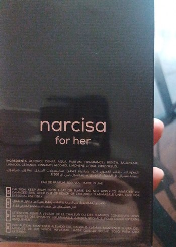 Narcisa Amour Kadın Parfümü 100ml - Görsel 3