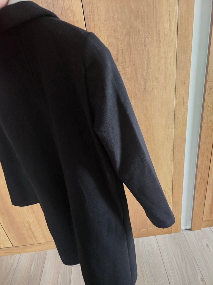 Siyah Zara Klasik Kaban - Görsel 3