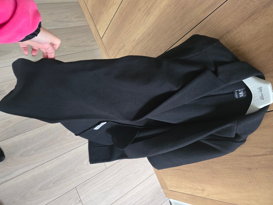 Siyah Zara Klasik Kaban - Görsel 2