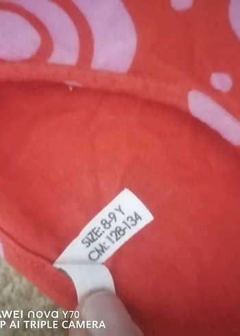 Kız Çocuk Pembe Çilek Desenli Elbise - Görsel 6