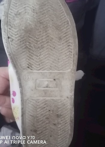 Kız Çocukları İçin Pembe Cırtcırtlı Spor Ayakkabı - Görsel 4