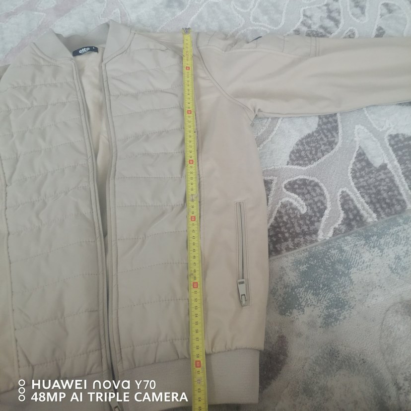 Gri Fermuarlı Erkek Günlük Ceket - Görsel 5