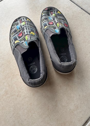 Gri Baskılı Erkek Çocuk Sneaker - Görsel 2