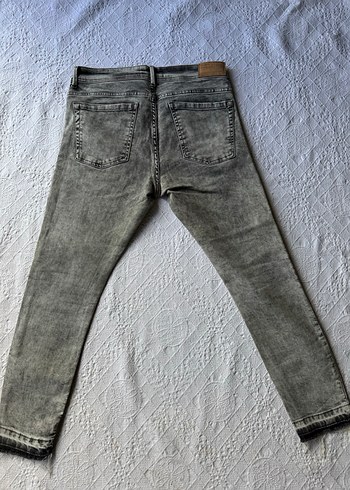 Pull&Bear Asit Yıkama Füme Slim Fit Jean - Görsel 4